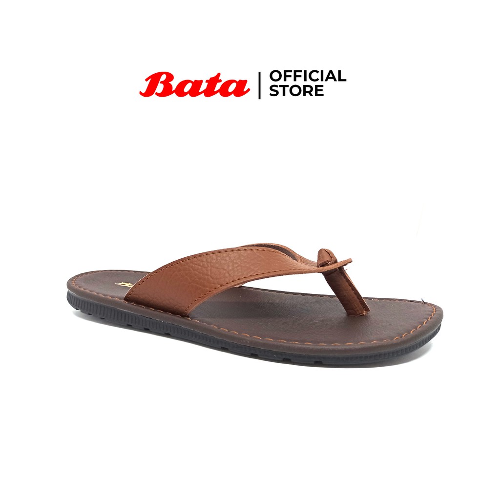 Bata Sandal Pria Slav Brown - 8714178