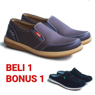 BUNDLING SEPATU KULIT JOEMEN  J 28 FREE SANDAL J 24 FULL 