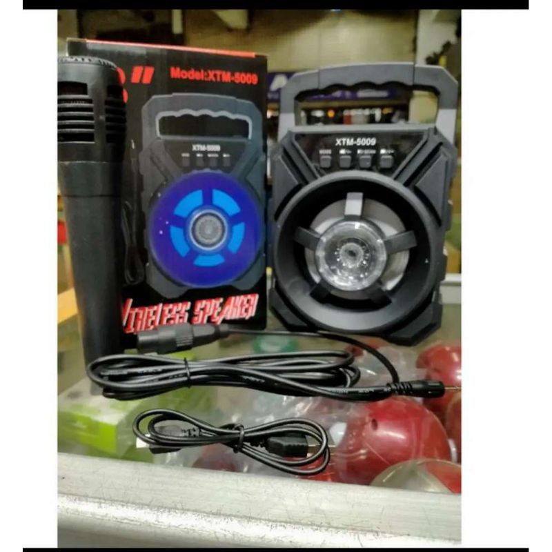 COD SPEAKER BLUETOOTH KARAOKE XTM-5009/F-3004 PLUS MIC KARAOKE X-BASS//SPEAKER SALON AKTIF//SPEAKER KARAOKE//SPEAKER WIRELESS//SPEAKER X-BASS XTM-5009