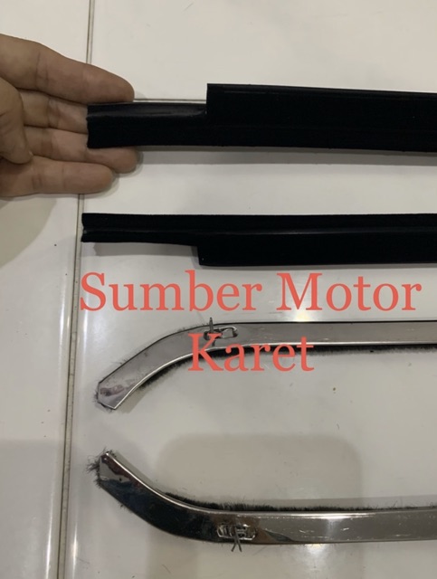 Karet Pelipit Kaca Hardtop Standar Luar dan Dalam Biasa
