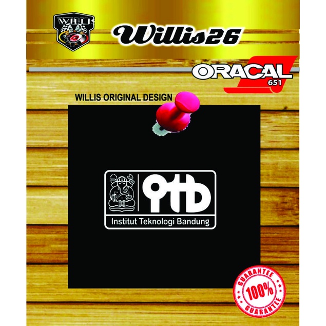 Terlaris Sticker - Stiker ITB a5