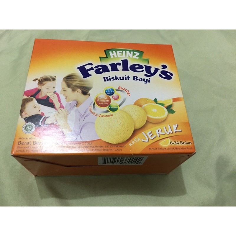 BISKUIT BAYI HEINZ FARLEY’S 120gr