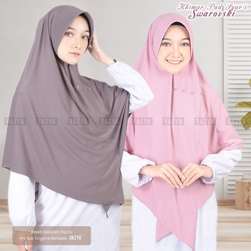 Jilbab / Khimar Syar'i Pad Swarovski