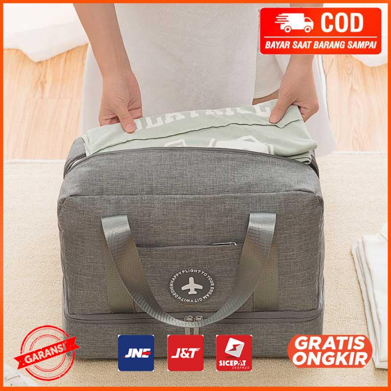 Tas Duffel Jinjing Wanita Travel Handbag Bag B0127