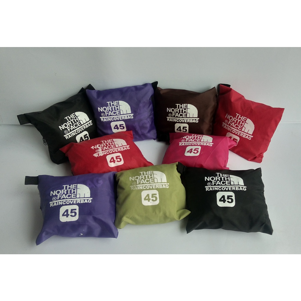 Rain Cover Bag Mantel Tas Carrier Ransel The North Face TNF Raincover Coverbag 45