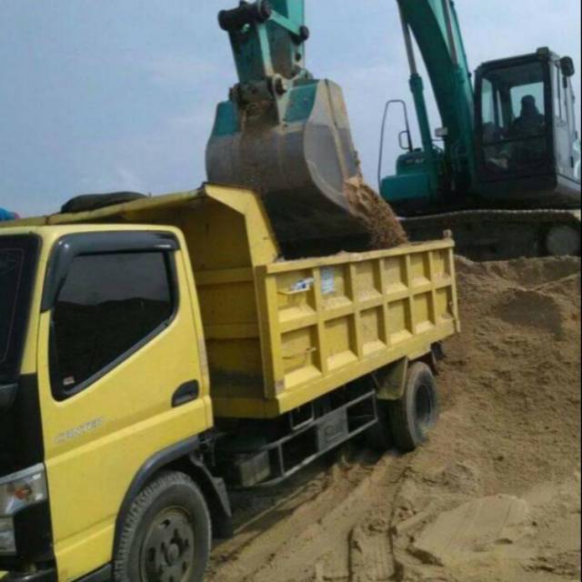 Pasir beton (pasir putih bangka/pontianak)