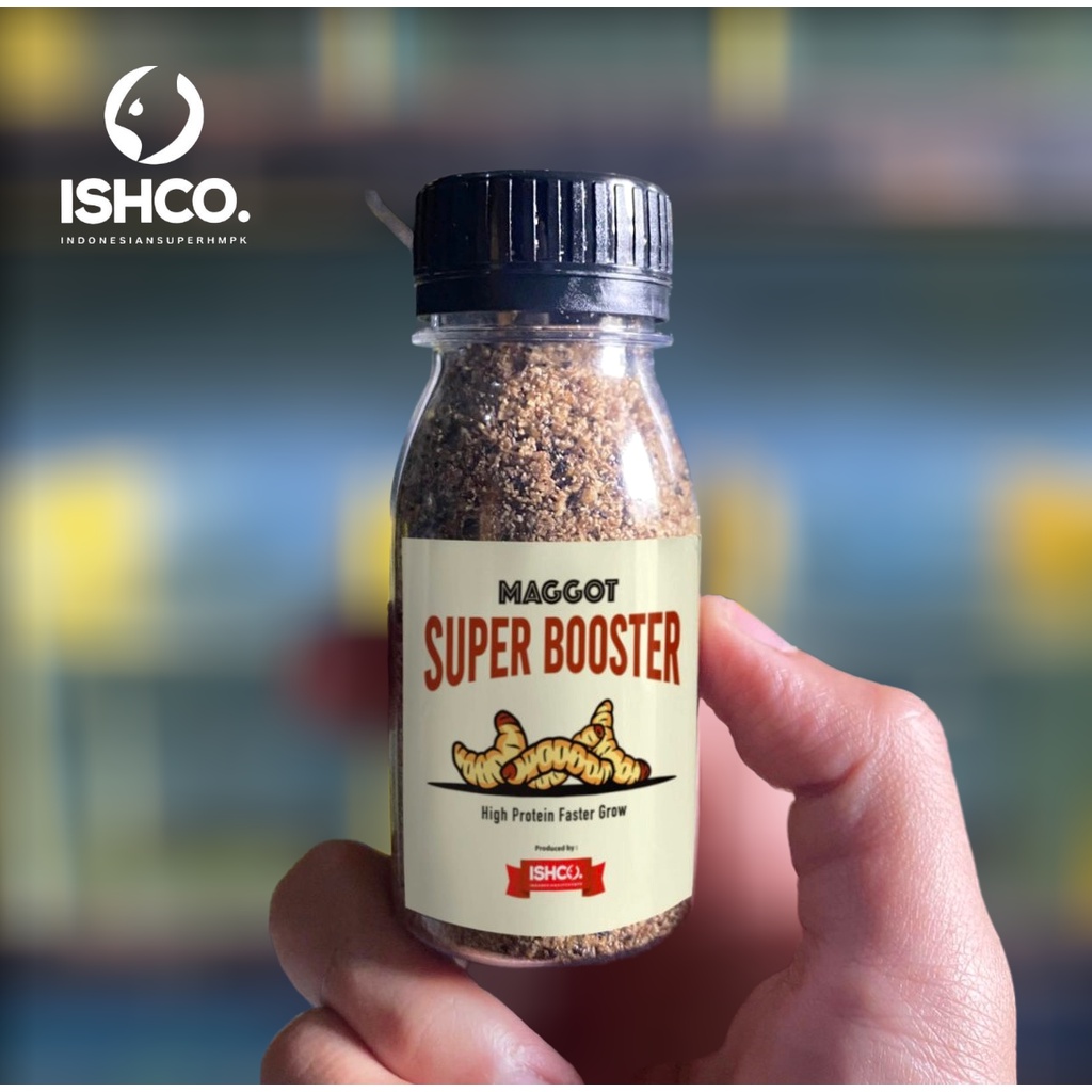 ISHCO MAGGOT CUPANG SUPER BOOSTER - PAKAN CUPANG/GUPPY/IKAN HIAS