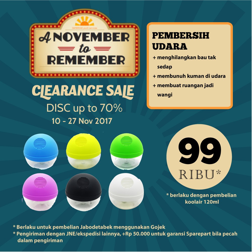 Mesin Pengharum Ruangan dan Anti Bakteri (Kombinasi Koolair)