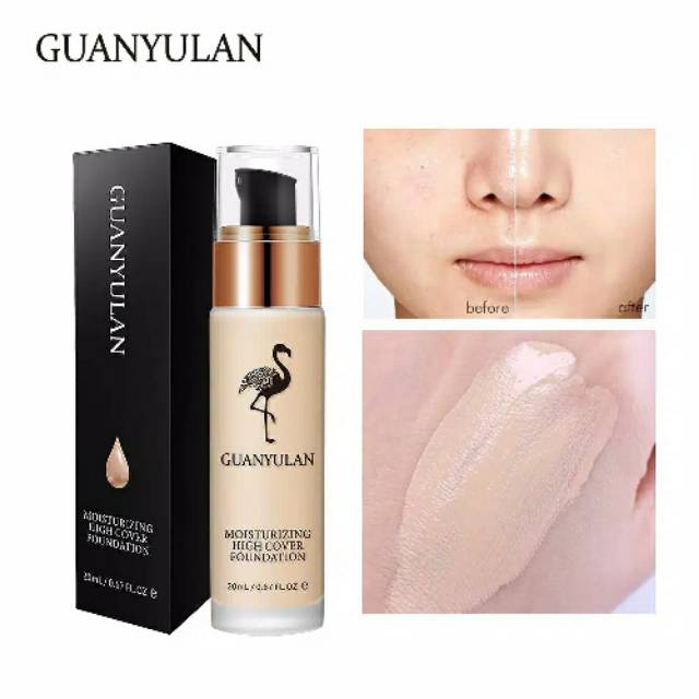 GUANYULAN FOUNDATION ANTI AIR DENGAN PELEMBAB