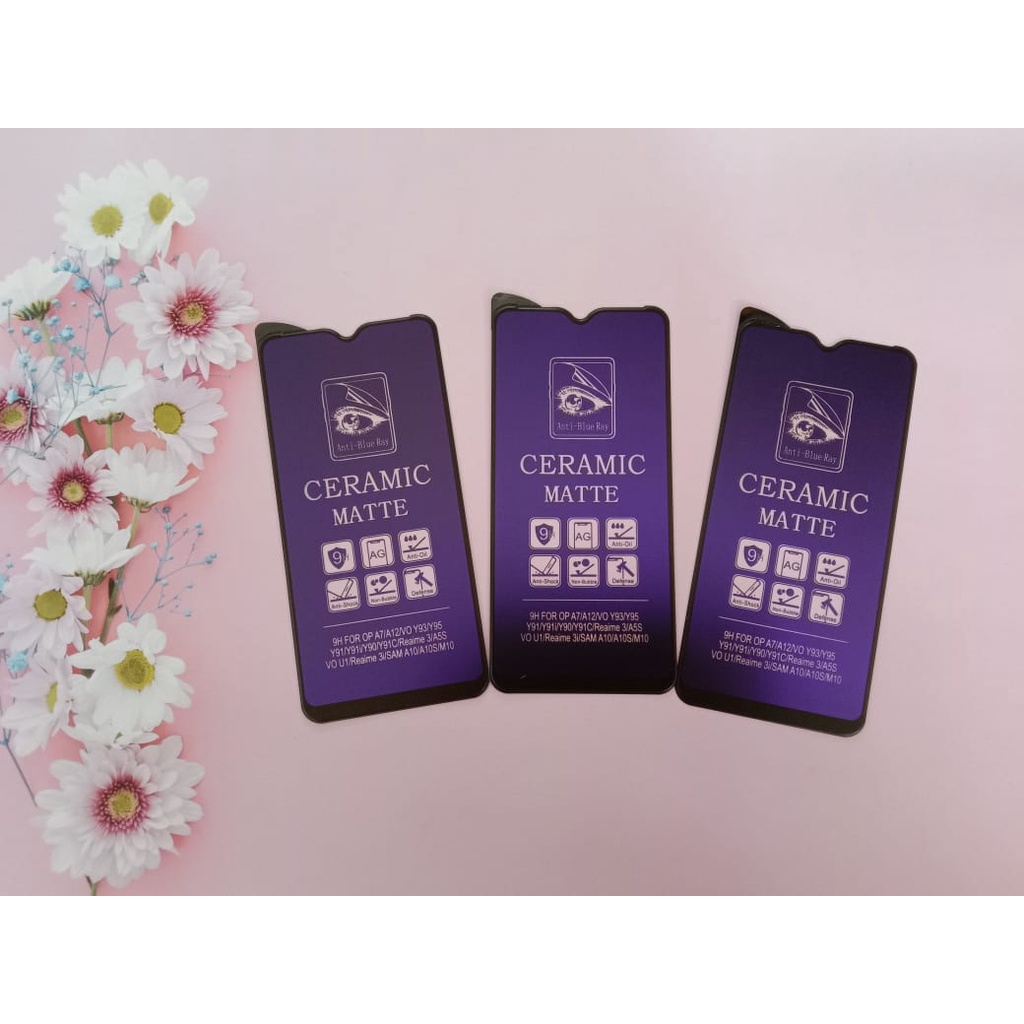 TG Ceramic Matte Blue for SAMSUNG J2 PERIME/A02/A02S/A03S/A10S/A12/A22 5G/A32 4G/A52 4G/M31S