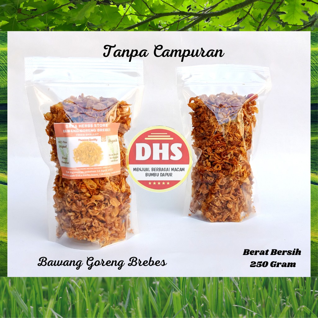 

Bawang Goreng Brebes tanpa campuran (250 Gram)