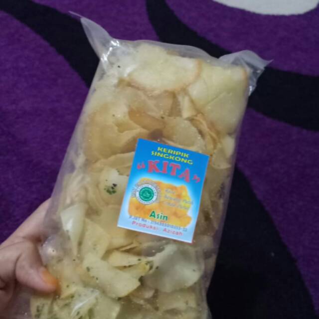 

Keripik singkong keruk purut asin
