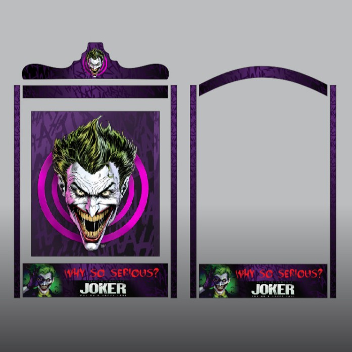 Sticker Decal Sangkar Radja/Bnr/Kosan Motif Joker