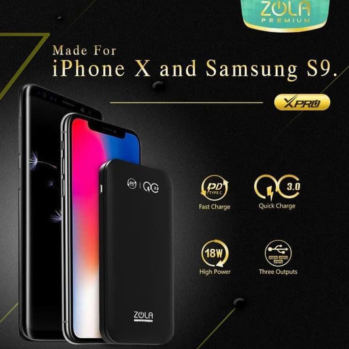 ZOLA PREMIUM XPRO 10000MAH POWERBANK ORIGINAL