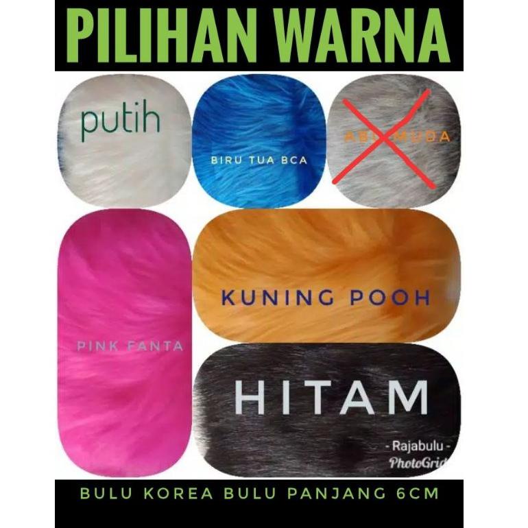 Kain Bulu Korea Meteran 100*160 {PGE.25Au22х}