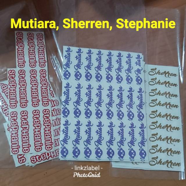 

JUAL RUGI cutting font isi 50ps per set Hanya untun nama yg tertera NO REQUEST