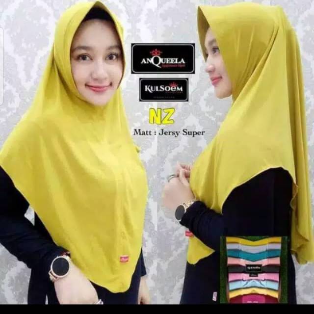 jilbab instan, jilbab anqueela, jilbab Jersey, hijab anqueela, jilbab NZ
