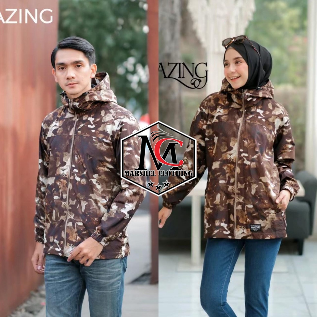 RCL - JAKET AMAZING PARASUT COUPLE ORIGINAL AMAZING-JAKET RAINBOW COUPLE BEST SELLER AG011832