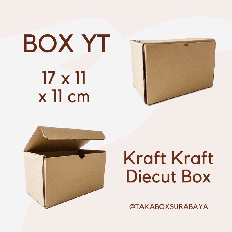 

5 pcs Kardus box souvenir untuk packaging barang serbaguna (YT)
