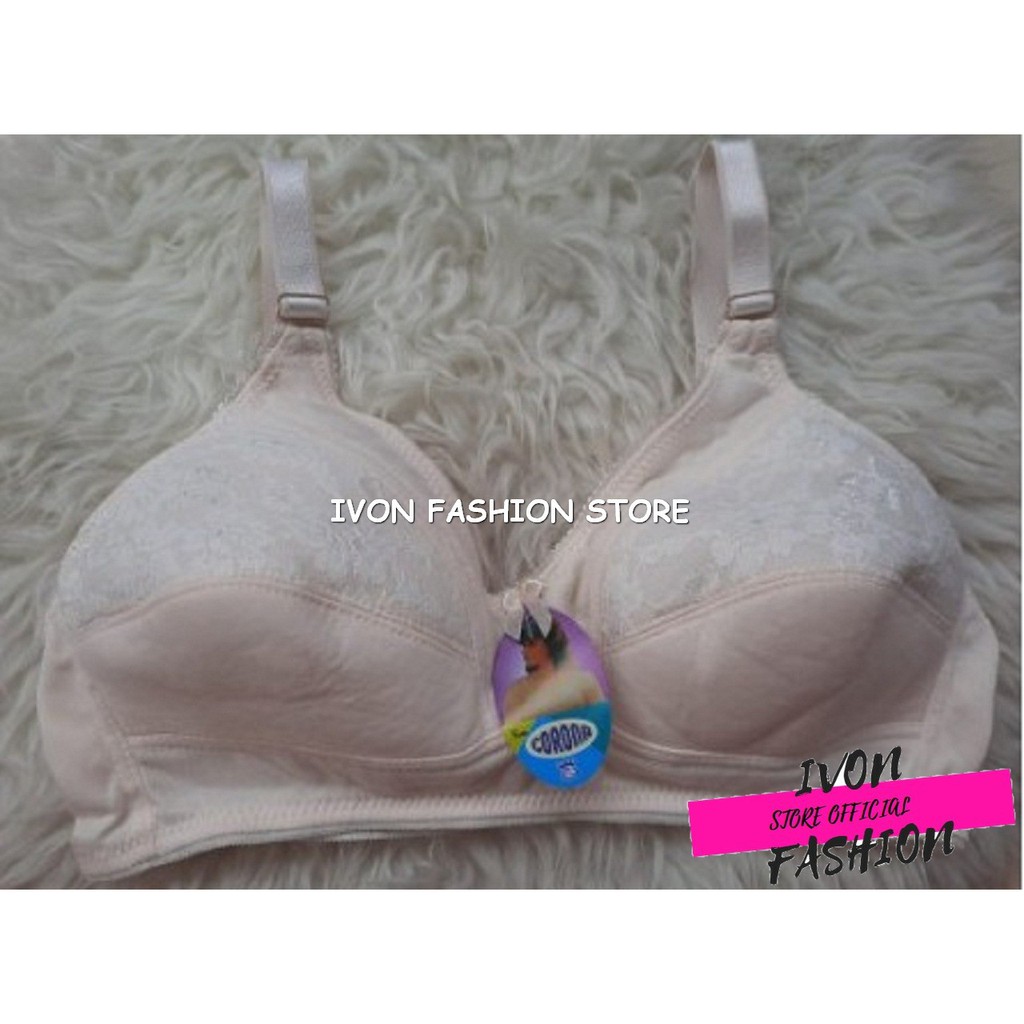 DALAMAN WANITA BRA BH MURAH MODEL RENDA BRUKAT TANPA KAWAT DAN BUSA TIPIS SIZE 34 36 38 40 42