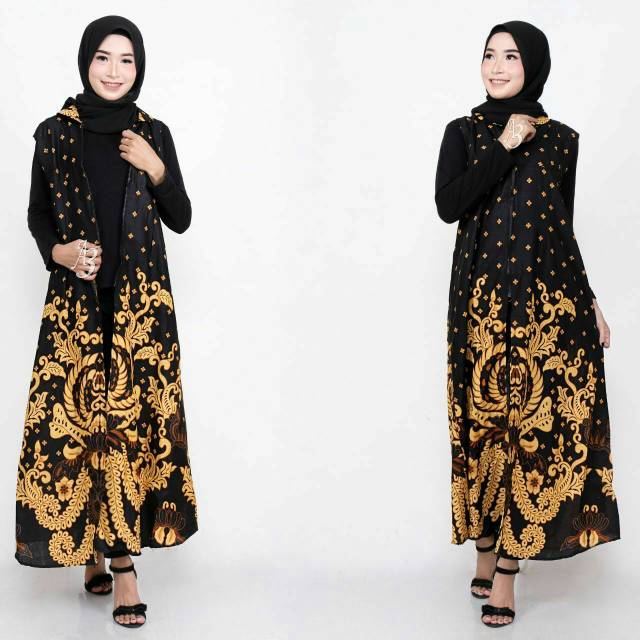 Kardigan / Outer/long cardi batik standar jumbo| new arrival