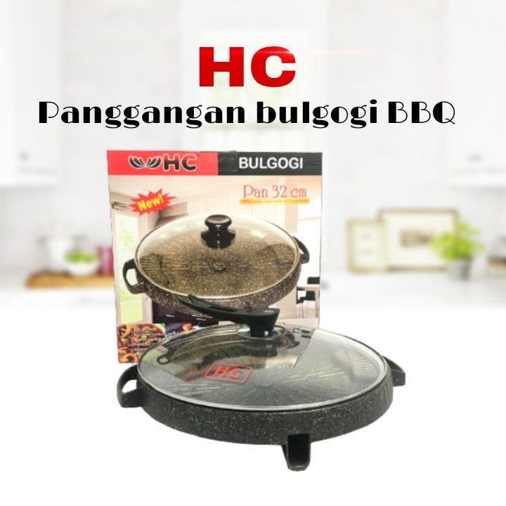 Korean Bulgogi BBQ Grill Pan - Panci Panggangan Griller Korea