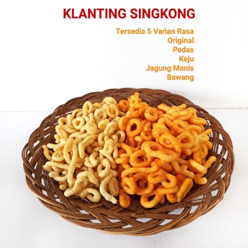 

LANTING SINGKONG | KLANTING SINGKONG | RASA PEDAS, KEJU, JAGUNG MANIS, BAWANG, ORIGINAL