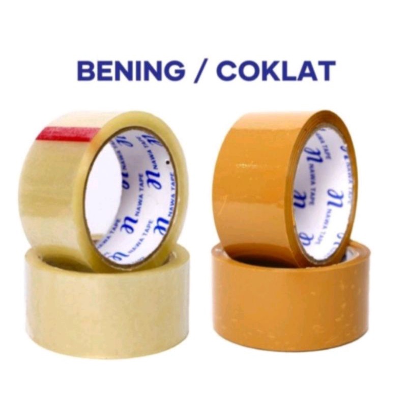 Lakban Bening 100yard / Lakban Besar2inch