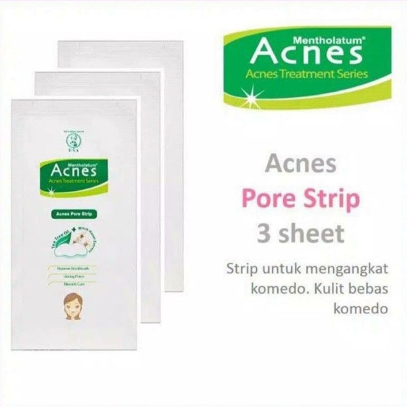 Acnes Pore Strip Isi 3 Sheets