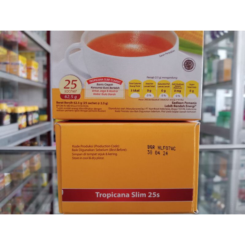 TROPICANA SLIM SWETENER CLASSIC @25 SACHET