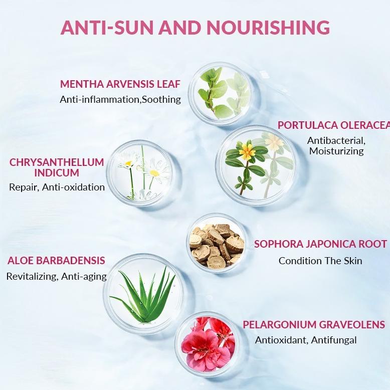 VIRAL BIOAQUA Sunscreen Spray UV Mist 150ml sunblock tone up wajah badan ok