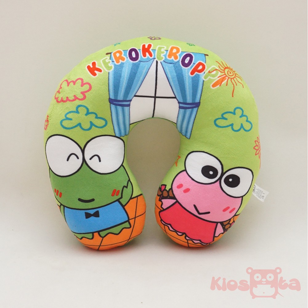 bantal leher keroppi printing