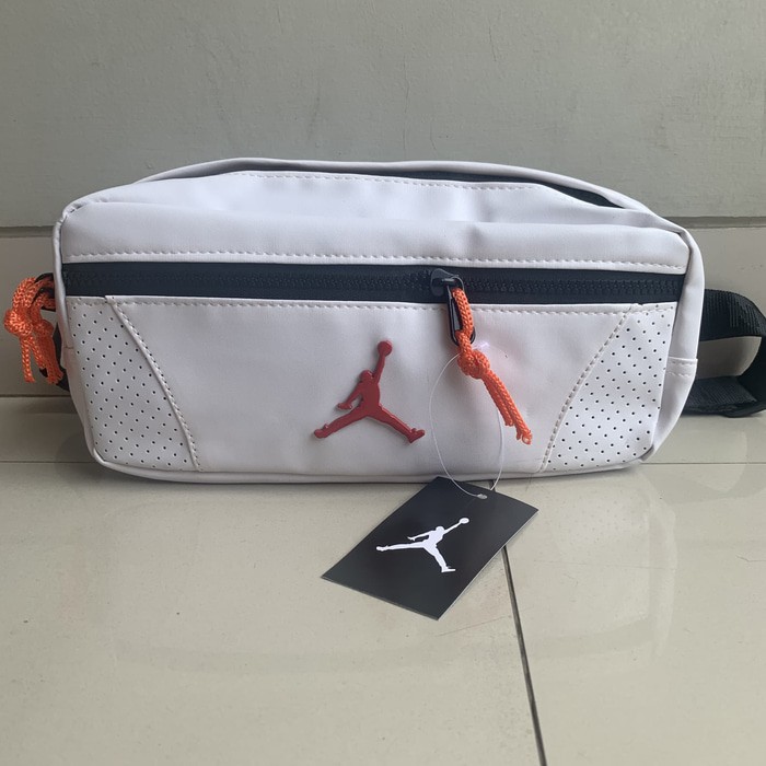 Waist Bag Tas Pinggang Nike Air Jordan 6 Infrared White Import