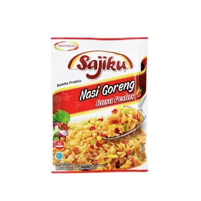 

SAJIKU NASI GORENG PEDAS / BUMBU MASAK INSTAN NASGOR AJINOMOTO SACHET