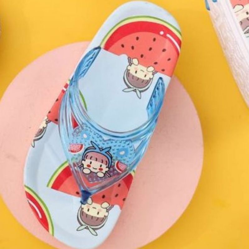 Sandal Jepit Anak Perempuan Motif Buah Buahan Winola Collection WNL 2015-2