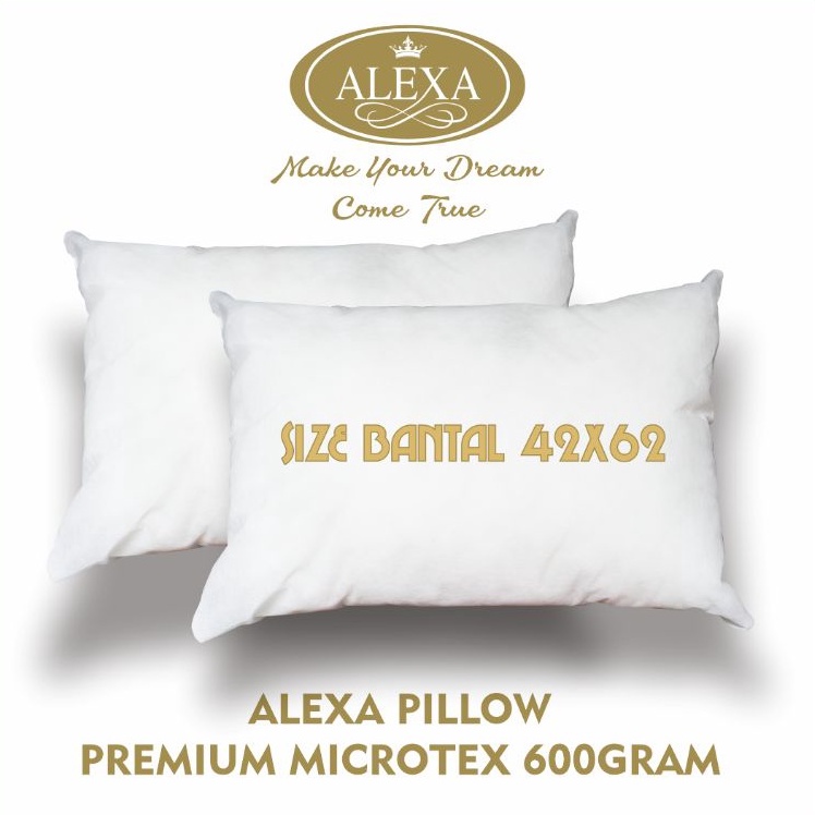 ALEXA Bantal Guling Hotel Microtex  600 GRAM