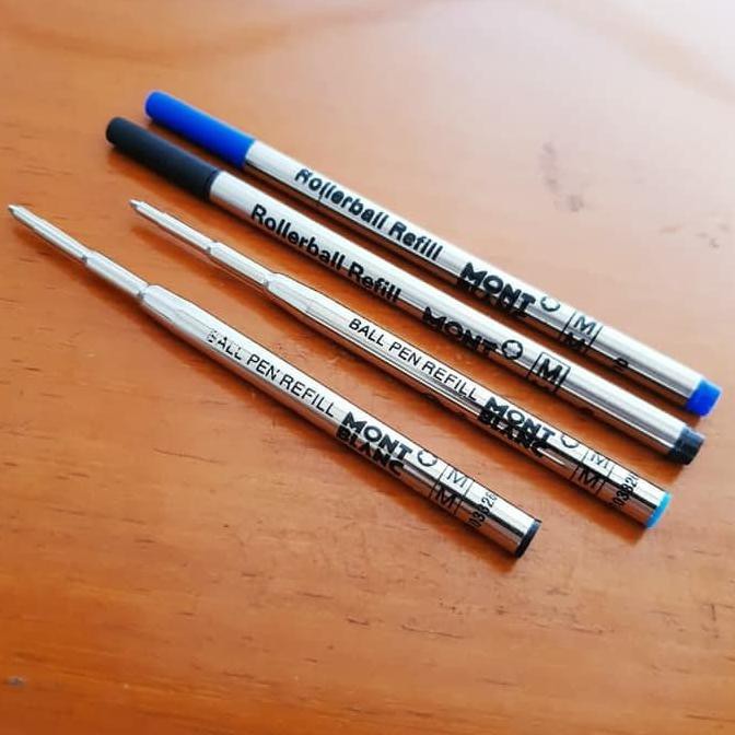 

FREEONGKIR Refill Pen MONTBLANC BallPoint/RollerBall - Hitam DR470
