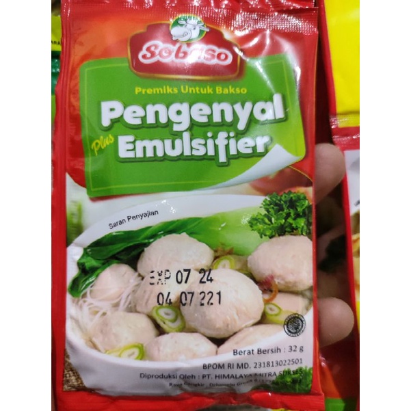 Jual Pengenyal Sobaso Emulsifer Cocok Untuk Pentol Baso Shopee Indonesia