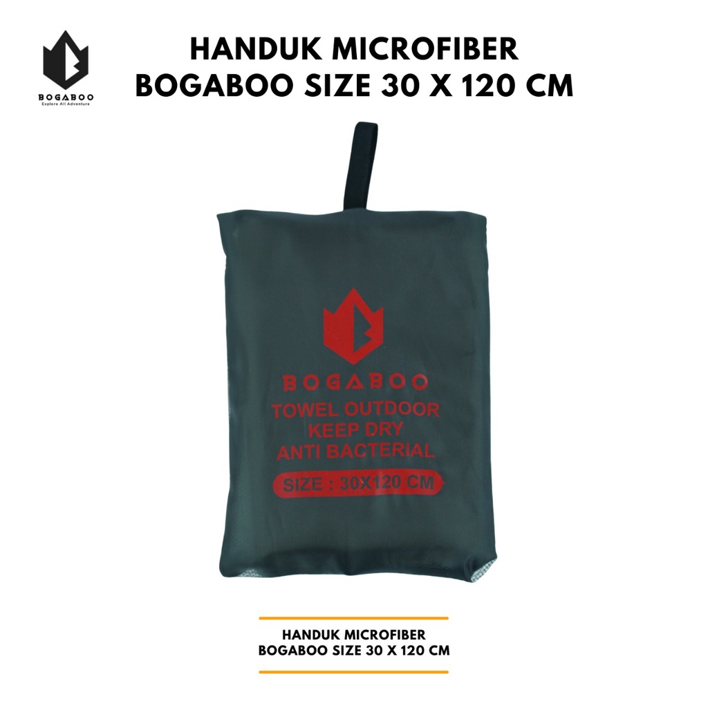 Handuk Renang Microfiber Quickdry Size 30 x 120 cm - Travel Towel - Bath Towel Handuk Mandi Dan Traveling