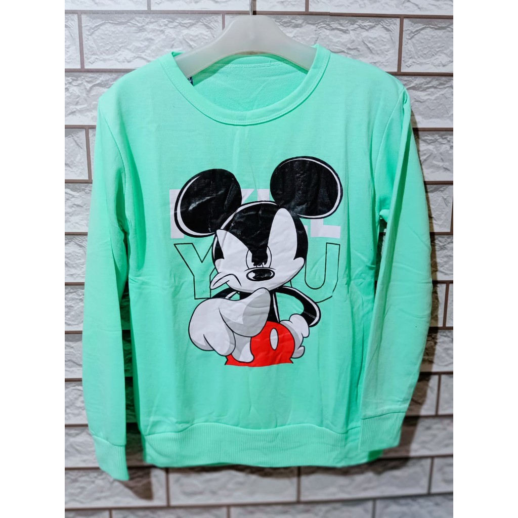 LEANA58 SWEATER WANITA MICKEY YOU