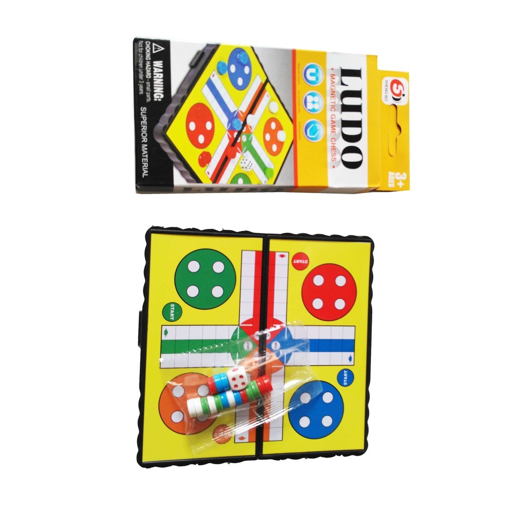 Mainan Magnetic Ludo Game Chess -  A116