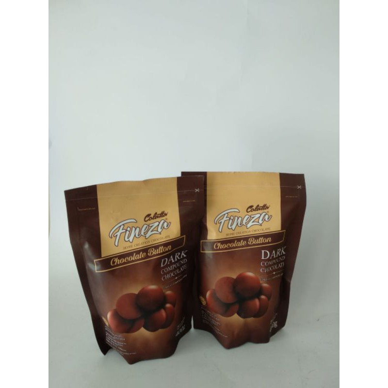 

Colatta fineza dark comp choc button 400g