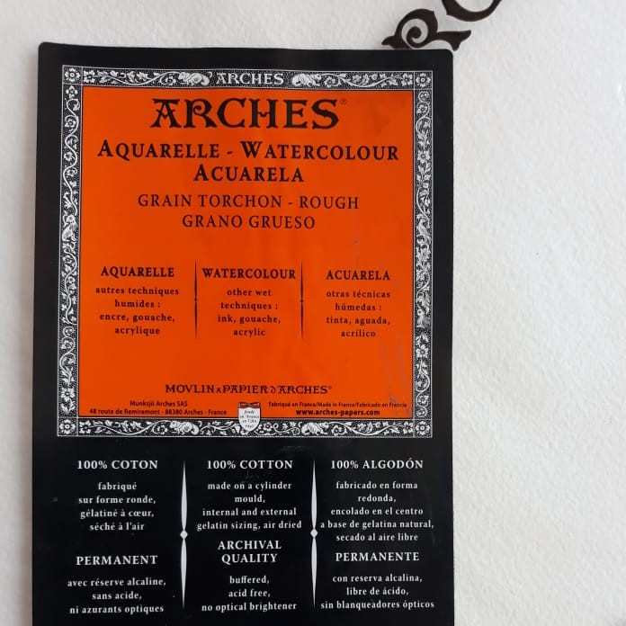 

ARCHES WATER COLOUR PAPER ROUGH 56cmX76cm 185GSM & 300GSM