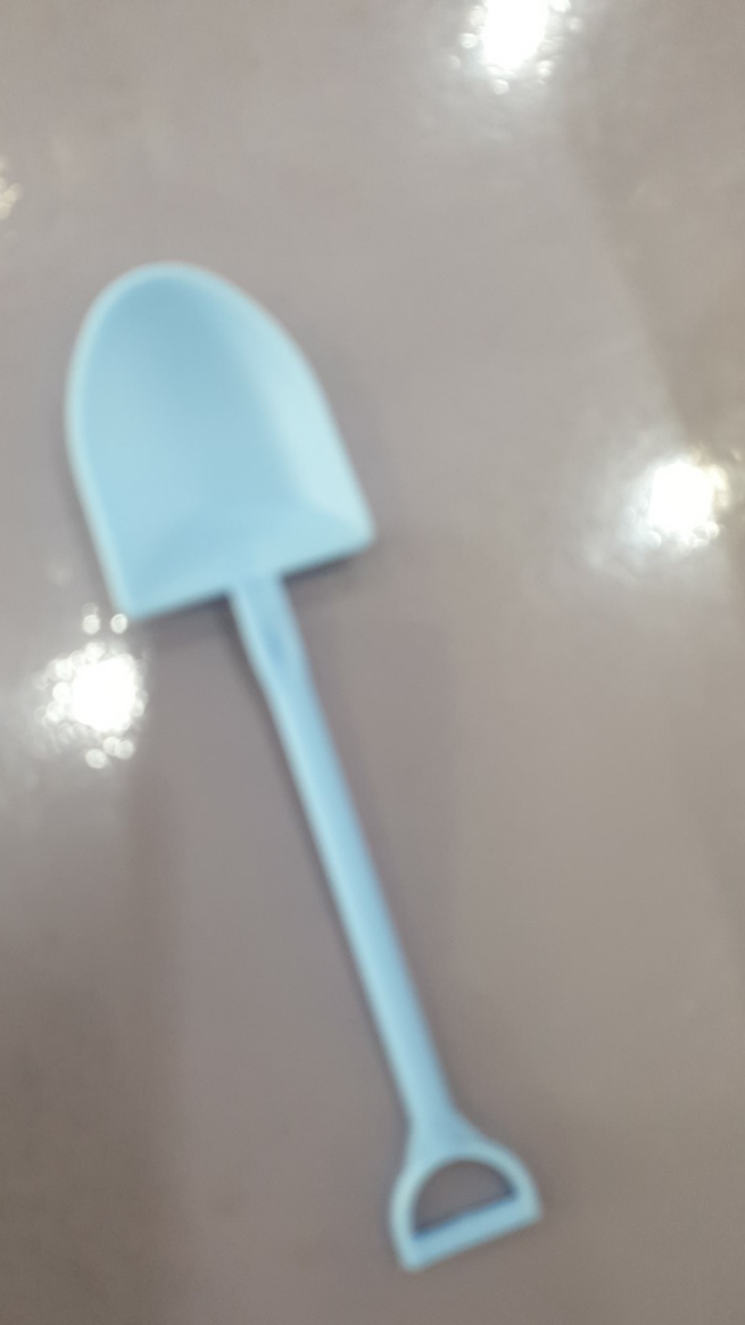 Sendok Plastik Bentuk Spade / Cangkul Kue Sendok Ulang Tahun Buah Buahan Dapur Oms Prestonlast