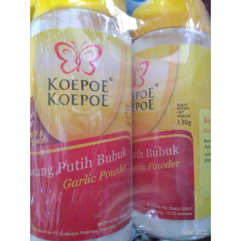 

Bawang putih bubuk koepoe2 130g BY MDS BY MDS