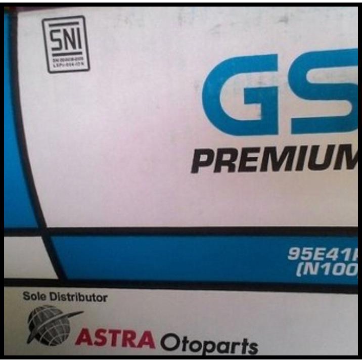 Aki Mobil Gs Astra N100 Accu Basah 100 Ampere