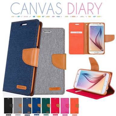 

-READY STOCK!!- CANVAS DIARY CASE LENOVO A1000