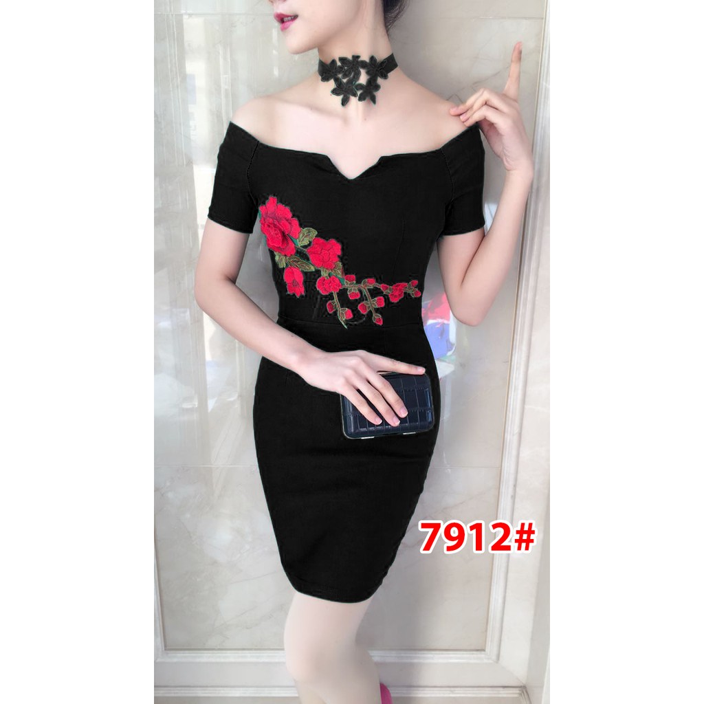 impor 7912 hitam/mini dress sabrina/casual dress sabrina cewek/terusan dress sabrina wanita