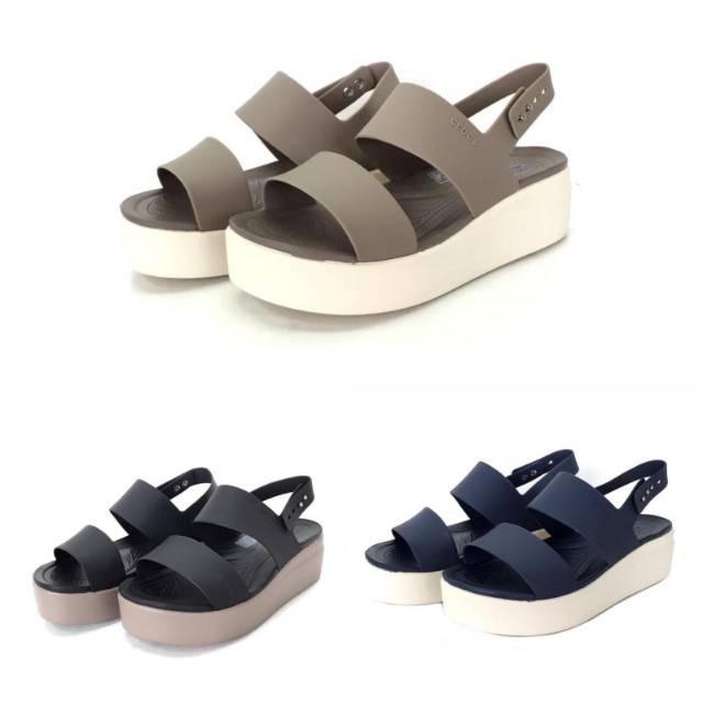 crocs platform heels