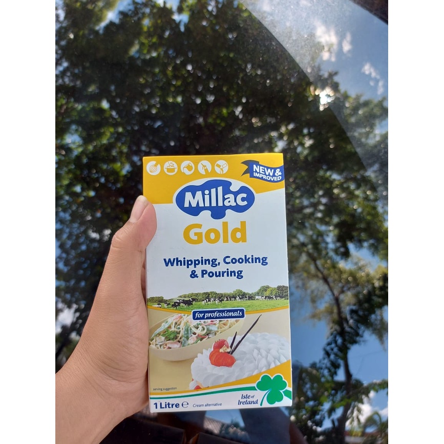 

Millac gold whipping cooking cream 1 liter